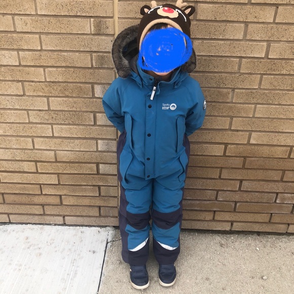 Kids down one-piece - Picture 2 of 6